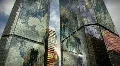 (1186) City Skyscrapers Business Office Building Architecture International Flag HD Footage