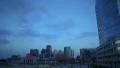(1188) Downtown City Sunset Buildings Skyline Train Station HDR HD Footage