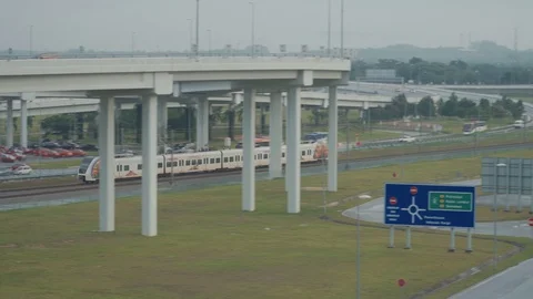 11sept KLIA express Stock Footage 101068914