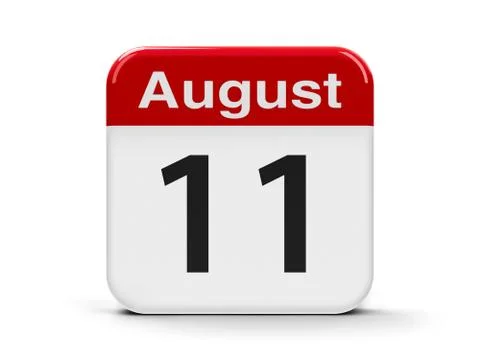 11th August Stock Illustration