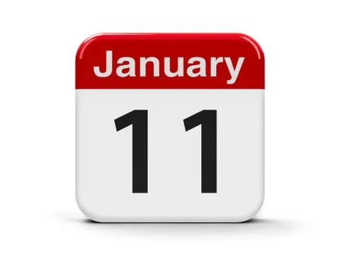 11th January Stock Illustration