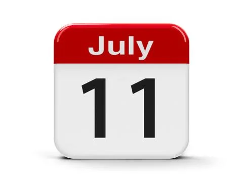 11th July Stock-Illustration