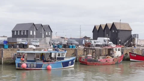 11th May 2026. Whitstable harbour, East Kent, England, UK Vídeo Stock 335385084