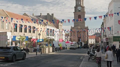 11th October 2025, Berwick upon Tweed, England, UK Video stock 323502713