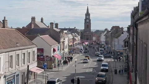 11th October 2025, Berwick upon Tweed, England, UK Stock Footage 325130505