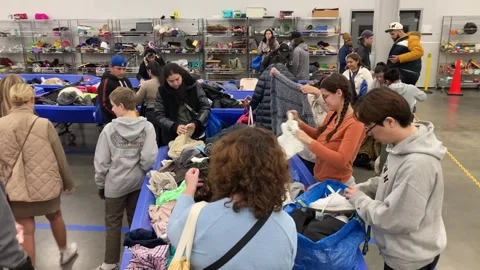 12-30-2025: Hackensack, NJ, USA: The Goodwill Rush Stock Footage 325348641