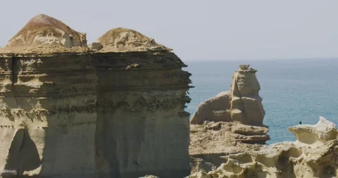 12 Apostles, Stacks, Close Up Video stock 330317805