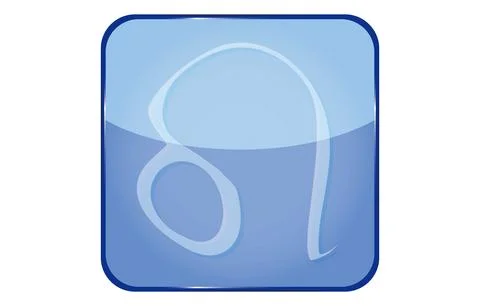 12 constellation blue icons: Vector illustration: Leo Stock Illustration