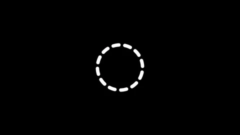 12-Dot Loading Circle – 4K Minimal Looping Animation for Stock Video Stock Footage 310623407