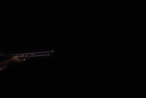 12-Gauge pump shotgun Stock Footage 86884336