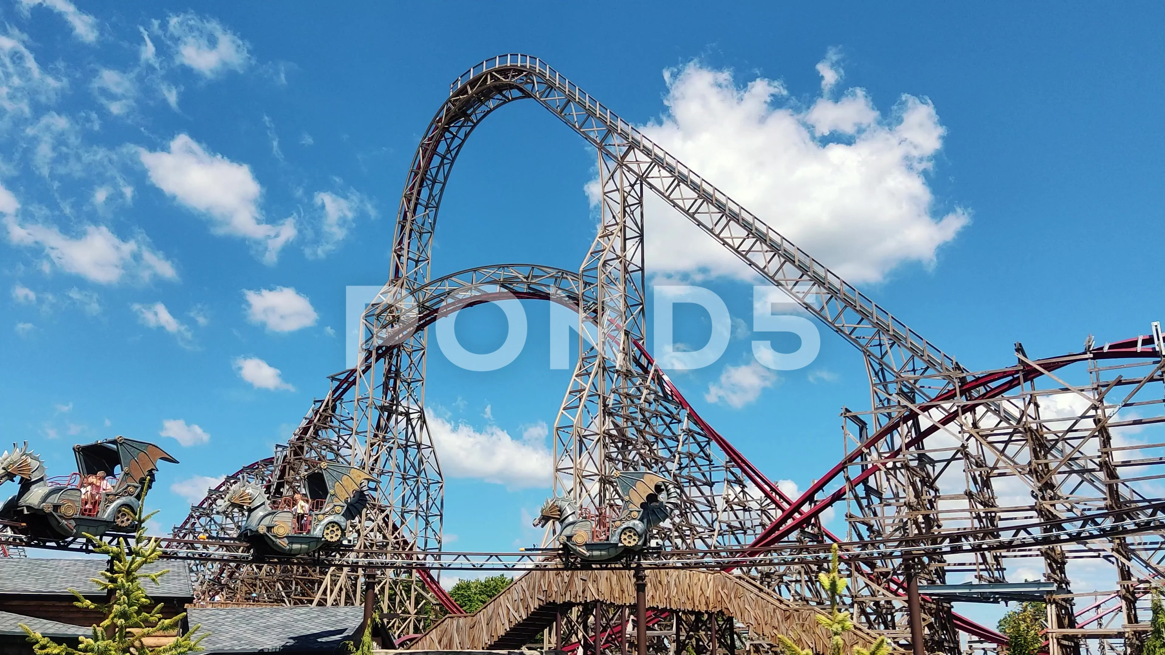 12 July 2022 Zator Poland Energylandia an Amusement Park in Poland