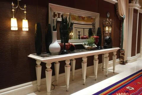 12 leg table Foto stock