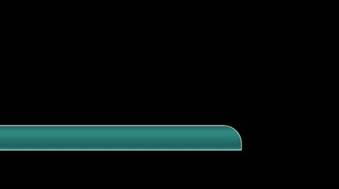 12 lowerthird design cyan Stock Footage 11519819