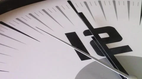 12 o'clock countdown Stock Footage 47158016