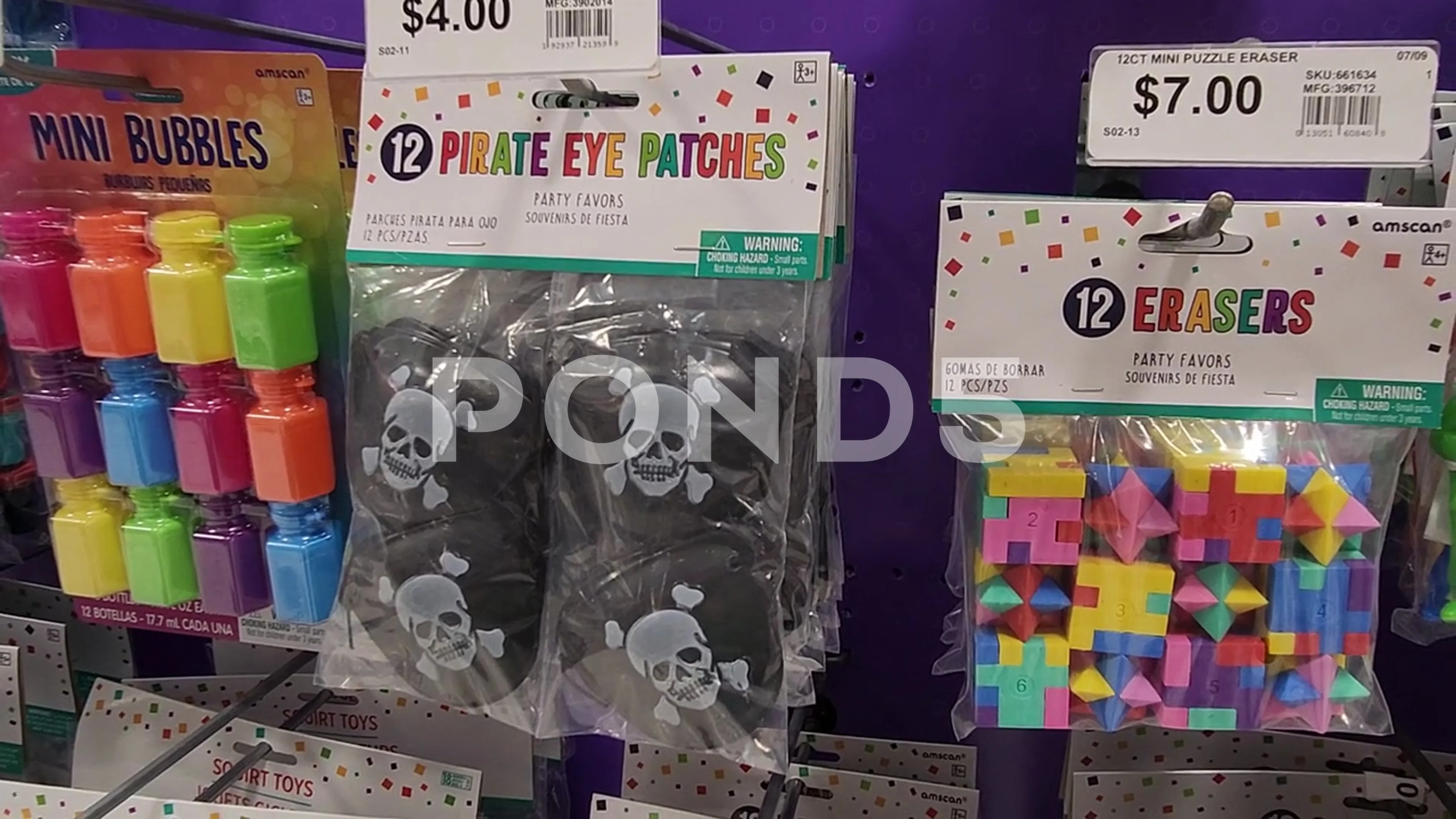 12 Pirate Eye Patches, Stock Video