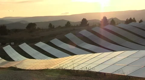 12. Solar Power Panels Stock Footage 8679789