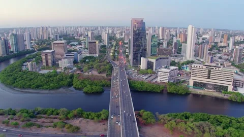 12 STATIC AERIAL IMAGE OF AVENIDA AGAMENON MAGALHAES SHOWING BUILDINGS, THE  Stock Footage 151534510