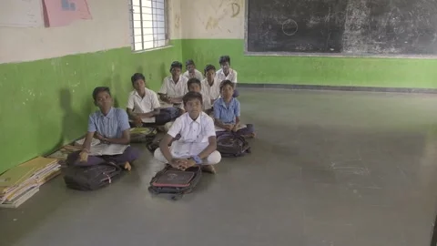 12. Students listening Tamil Class Stock Footage 149097860