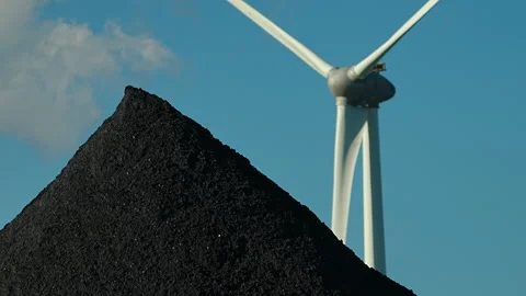 120 fr RWE kool or wind 01 Stock Footage 162351938