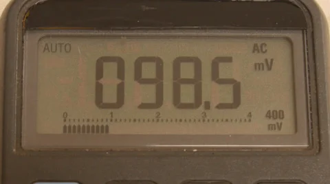 120 volts voltage reading volt meter dial 2 Stock Footage 29282328