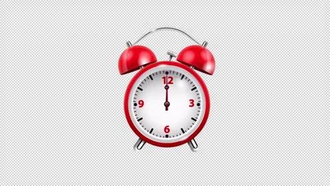 12.00 Alarm Clock Alpha 動画素材 276312225