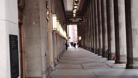 12.02.2016 Civic opera in chicago Stock Footage 73494130