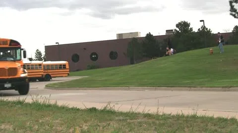 120523 buses pulling out 1 Stock-Footage 11065634