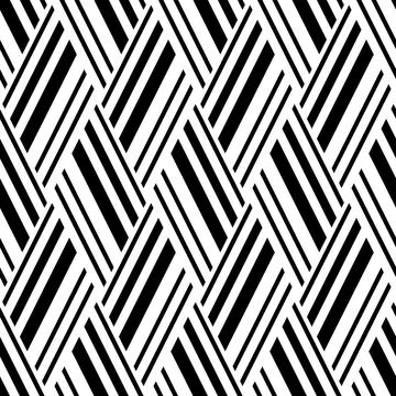 1207 Seamless pattern with oblique black stripes Illustrazione stock