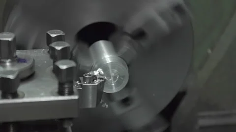 120fps slo mo machining Video stock 45416800