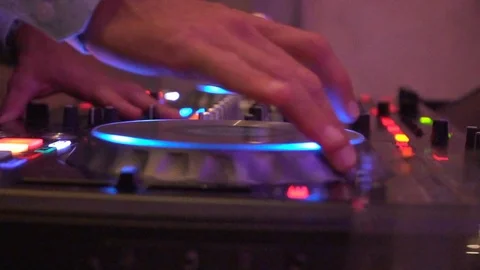 120fps Slow Motion DJ Video stock 92872992