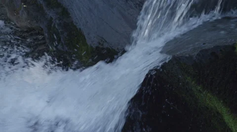 120fps slow motion rapid river white water close up Red Dragon Camera 스톡 동영상 60065436