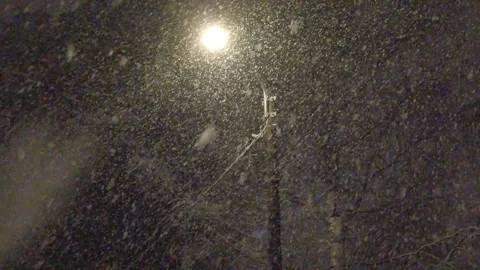 120fps snow flakes falling Stock Footage 168146130