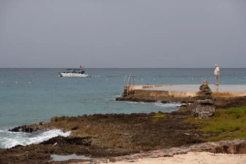 View of the Dominicus coast in the Dominican Republic View of the ...