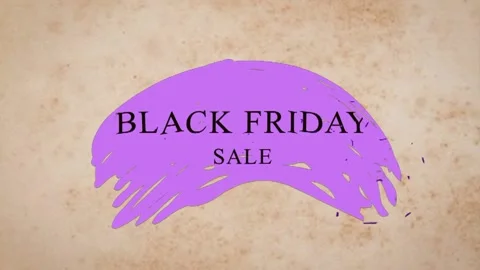 123 Animation Text Liquid Brush Effect Black Friday v12 Stock-Footage 138173340