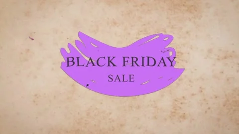 123 Animation Text Liquid Brush Effect Black Friday v15 스톡 동영상 138173464