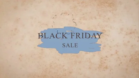 123 Animation Text Liquid Brush Effect Black Friday v14 Stock-Footage 138173469