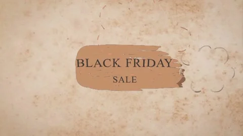 123 Animation Text Liquid Brush Effect Black Friday v3 스톡 동영상 138173663