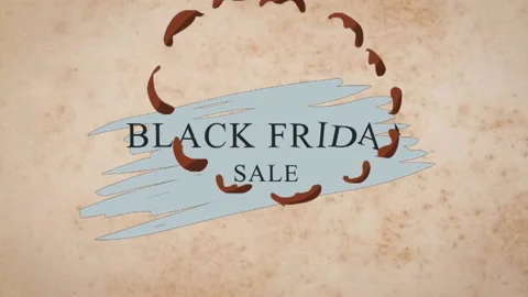 123 Animation Text Liquid Brush Effect Black Friday v5 Stock-Footage 138173696