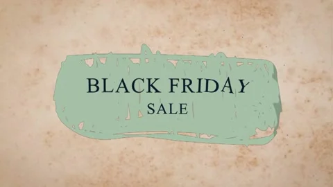 123 Animation Text Liquid Brush Effect Black Friday v8 Stock-Footage 138173733