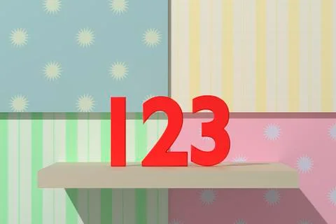 123 Stock Illustration