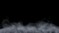 Atmospheric mystical floating fog, realistic cloud of smoke, rising steam. VFX