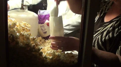 1234 Cooking popcorn Stock Footage 35863971