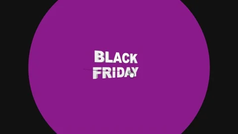 124 Animation Text Drag Click and Rotate Effect Black Friday v6 Stock-Footage 138173761