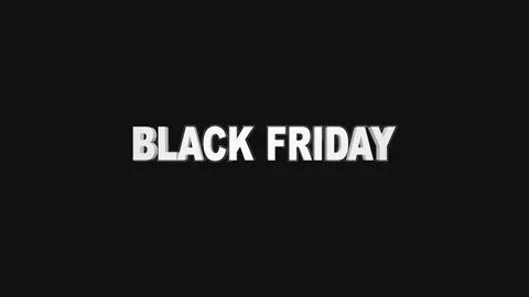124 Animation Text Liquid Electric Outline Effect Black Friday v4 스톡 동영상 138173803
