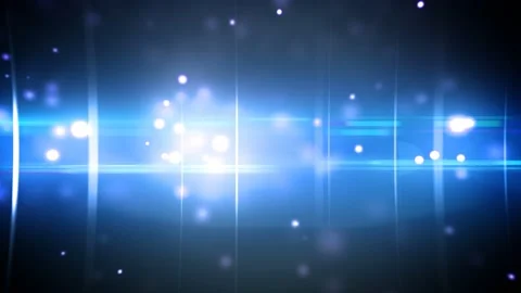 124 particles and optical flares blue Stock Footage 201828432