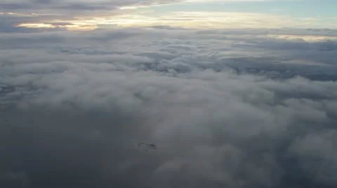 125 Flight over clouds under islands 스톡 동영상 21410867