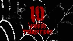 10 horror grunge transitions. With alpha channel. Great for your horror movie