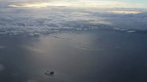 126 Flight over clouds 스톡 동영상 21413003