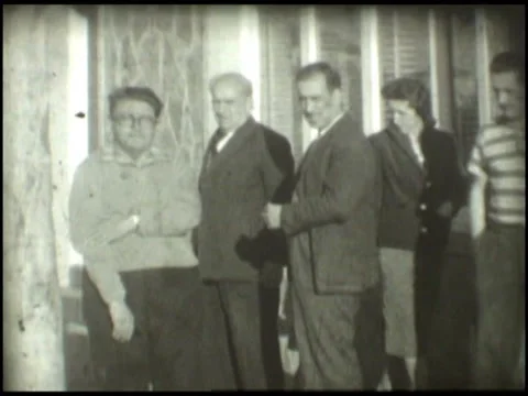 1275 Old friends group Stock Footage 35533639