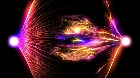 1280 3D FORM LINES Video stock 8523388